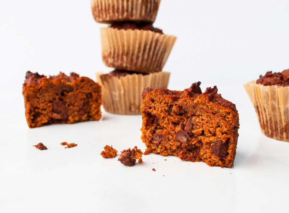 Paleo Pumpkin Chocolate Chip Muffins