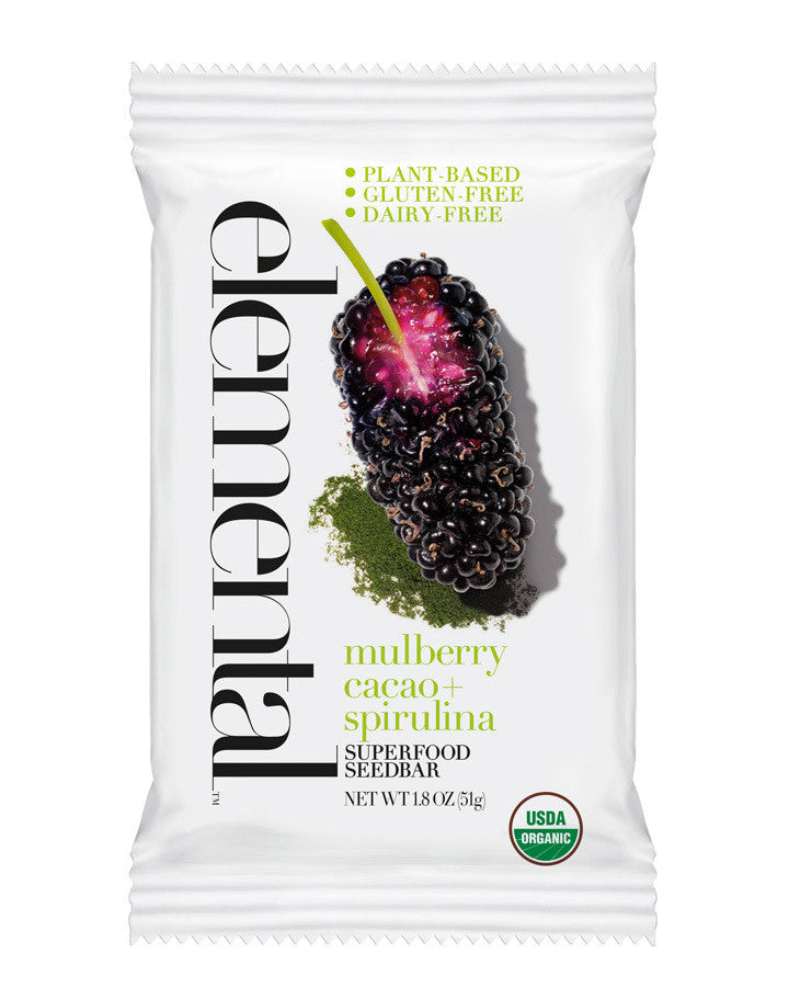 Mulberry Cacao + Spirulina Seedbar
