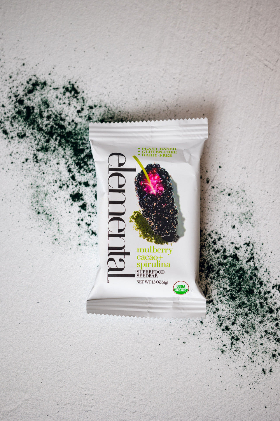 Mulberry Cacao + Spirulina Seedbar