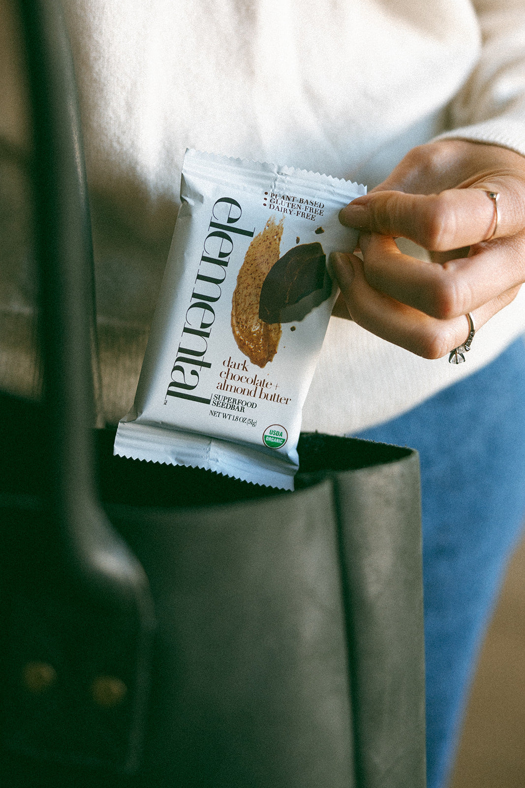 Dark Chocolate + Almond Butter Seedbar