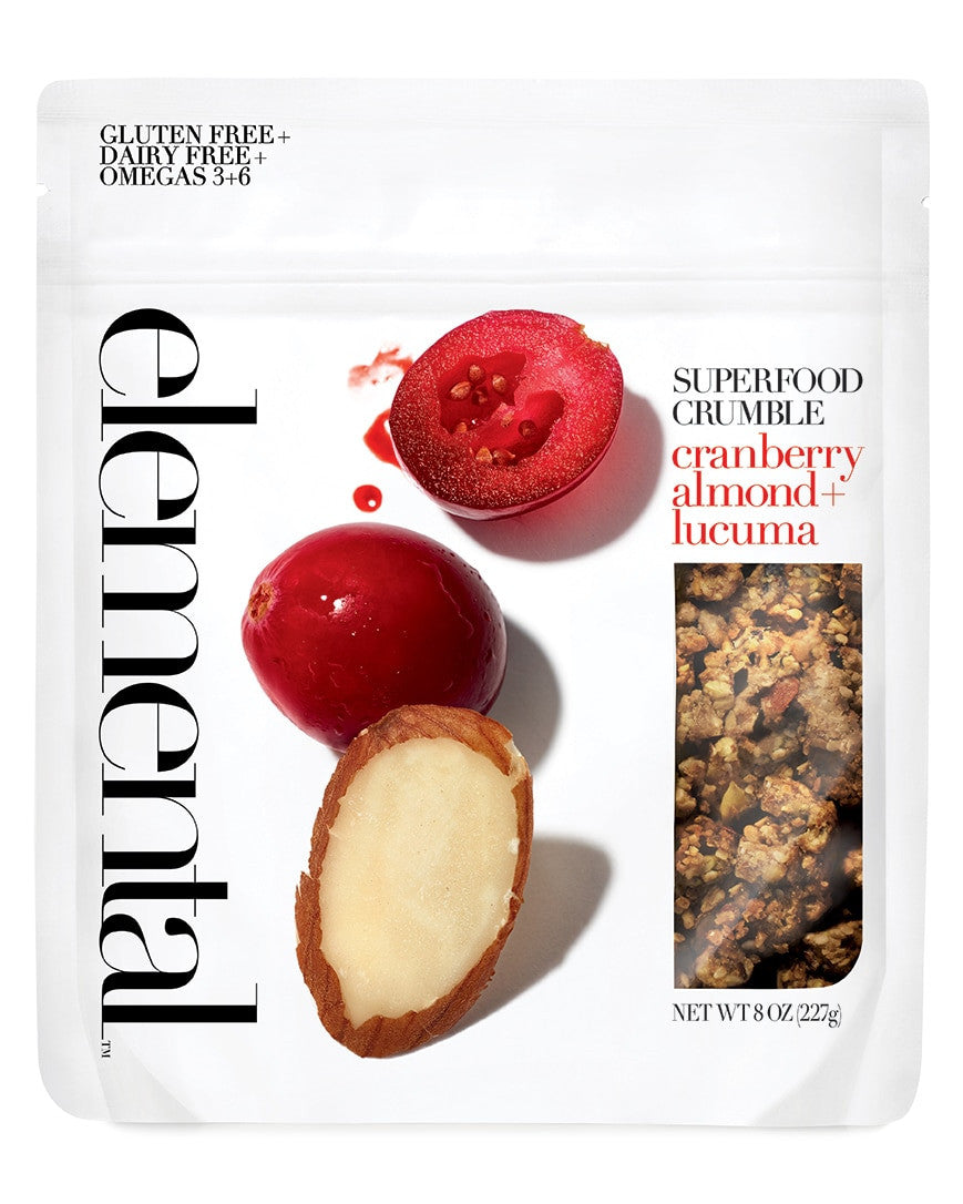 Cranberry Almond + Lucuma Crumble