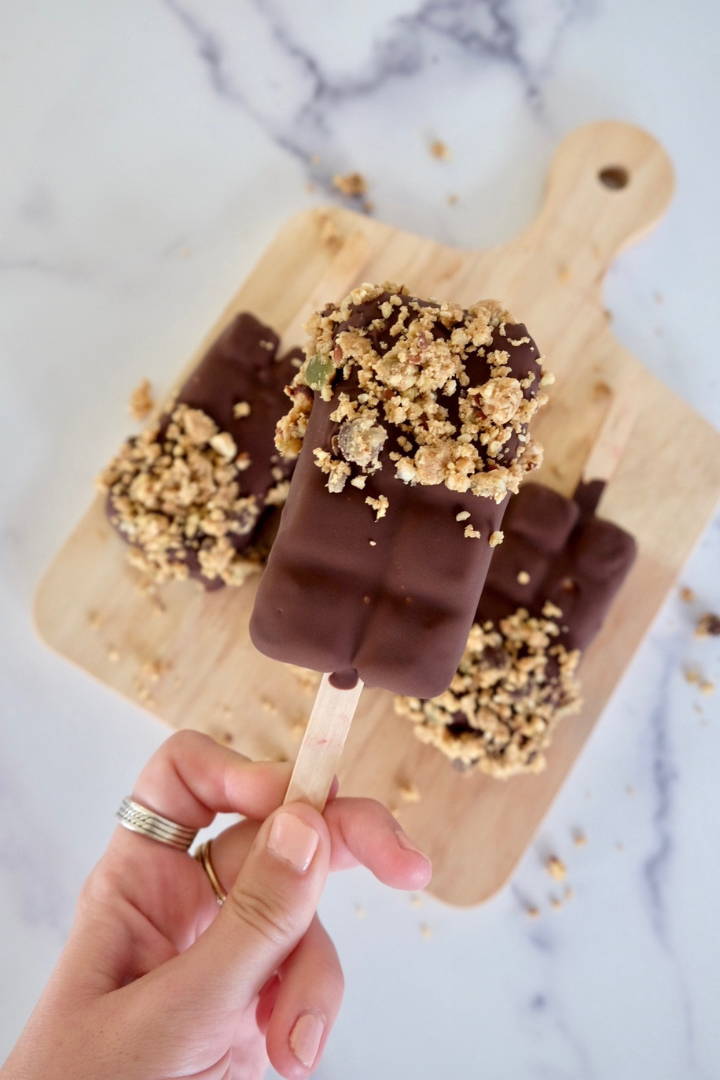 Dark Chocolate + Peanut Butter Seedbars