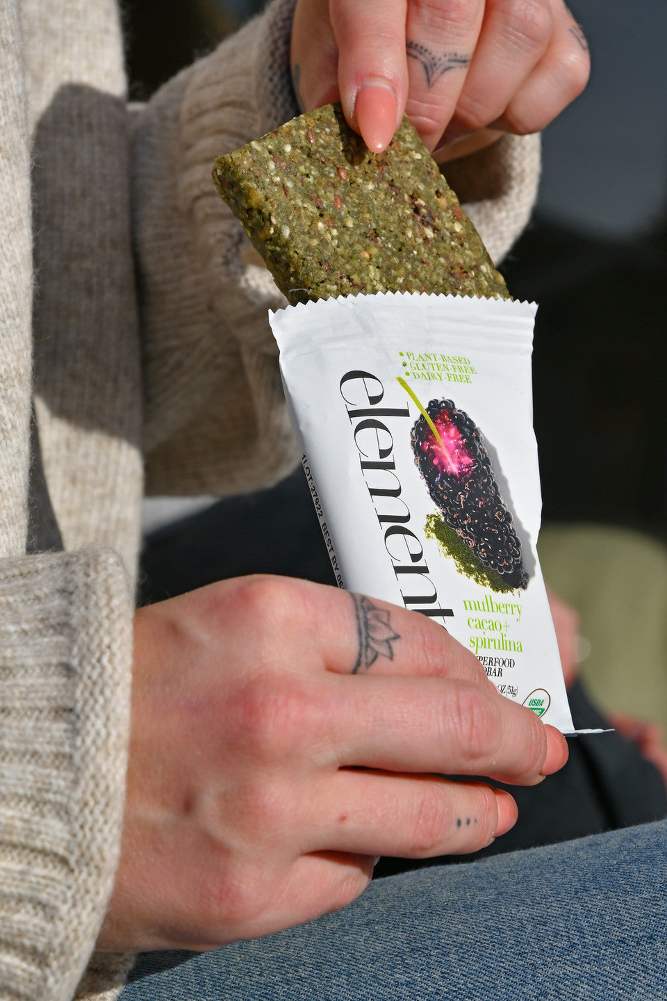 Mulberry Cacao + Spirulina Seedbars